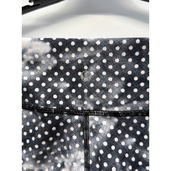 Lululemon Wunder Under II Crop Leggings Dottie Dream Rose Neutral Blush Size 8 - Picture 4 of 7